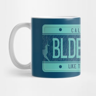 Runner License Plate Mug